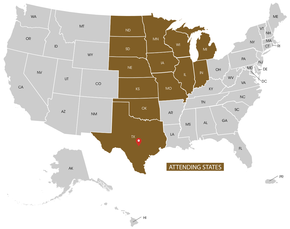 Invited states: WA, OR, CA, ID, NV, MT, WY, CO, UT, NM, AK, HI